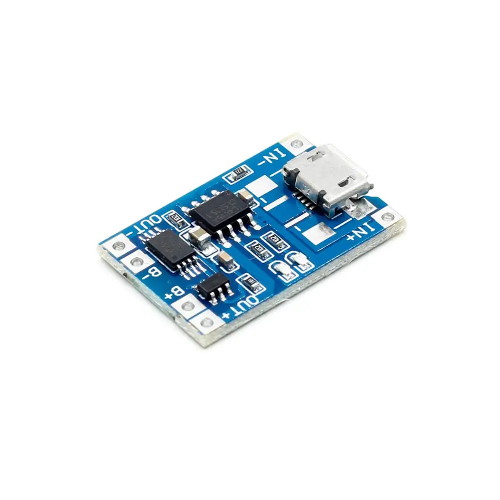 Зарядная плата TP4056 для литиевой батареи 5 В 1 А Micro USB 18650 модуль зарядного
