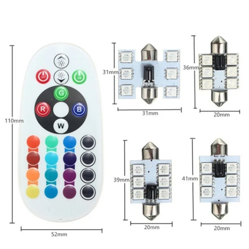 Универсальная автомобильная лампа для создания атмосферы 12 В постоянного тока