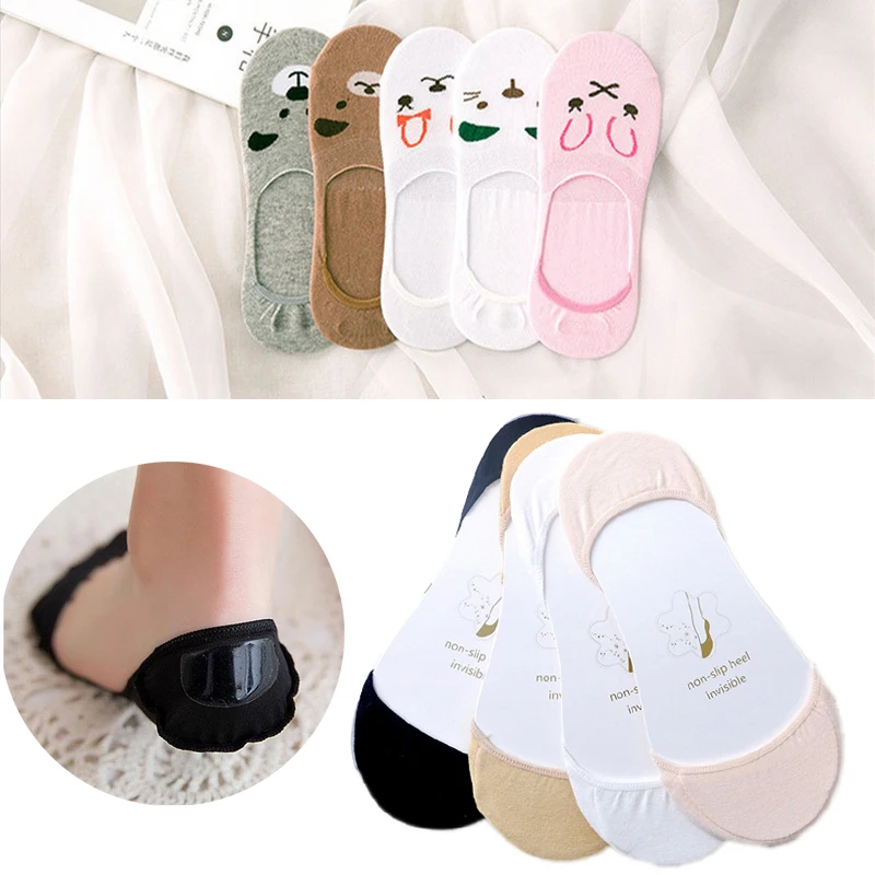 

5-1Pair Hovercraft Socks Summer Invisible Boat for Women High Heeled Shoes Comfortable Socks High Quality Female Socks Meias