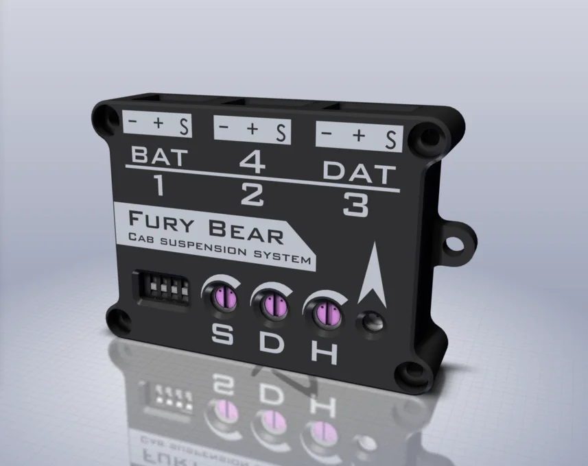 FURY BEAR Fury Bear Модель Электронная подвеска кабины комплект(соответствие Tamiyama, радиевая система скорости