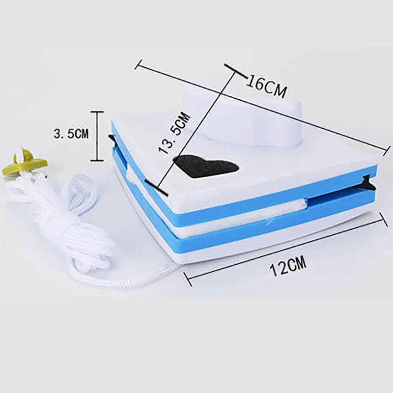 

Double Side Glass Wiper For Washing Windows Outside Magnetic Cleaning Brush Glass Cleaner Magnets Household Cleaning Tool