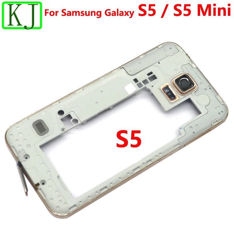 S5 средняя рамка Корпус для samsung Galaxy S5 Mini i9600 G900 G800 ЖК средняя пластина рамка