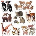 Oenux африканский дикий олень Тигр жираф лев семья фигурки ферма свинья курица животные Набор фигурок искусственные подарки