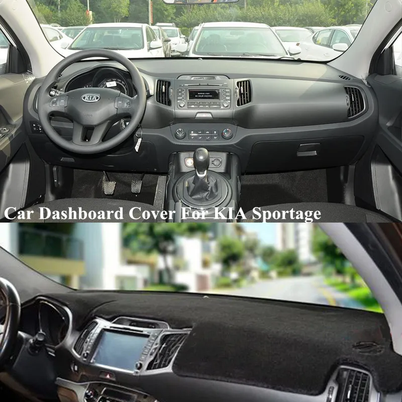 

Car Dashboard Cover Mats For KIA Sportage R 3rd 2011 2012 2013 2014 2015 Shade Cushion Interior Protector Car Accessories
