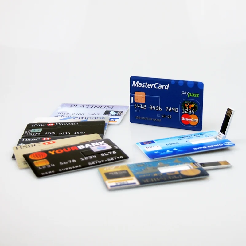 Настраиваемый Логотип высокоскоростной HBSC MasterCard банк кредитная карта флэш