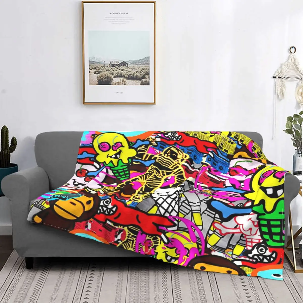 

Manta a cuadros para cama, colcha de muselina, 150