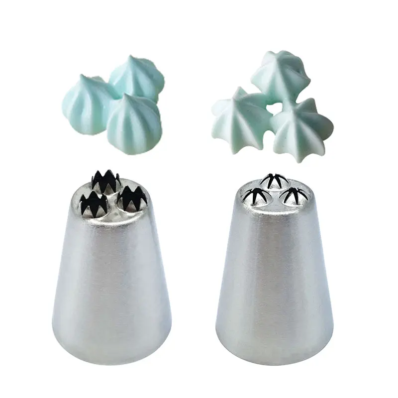 2 шт. металлические Кондитерские насадки для украшения тортов 3