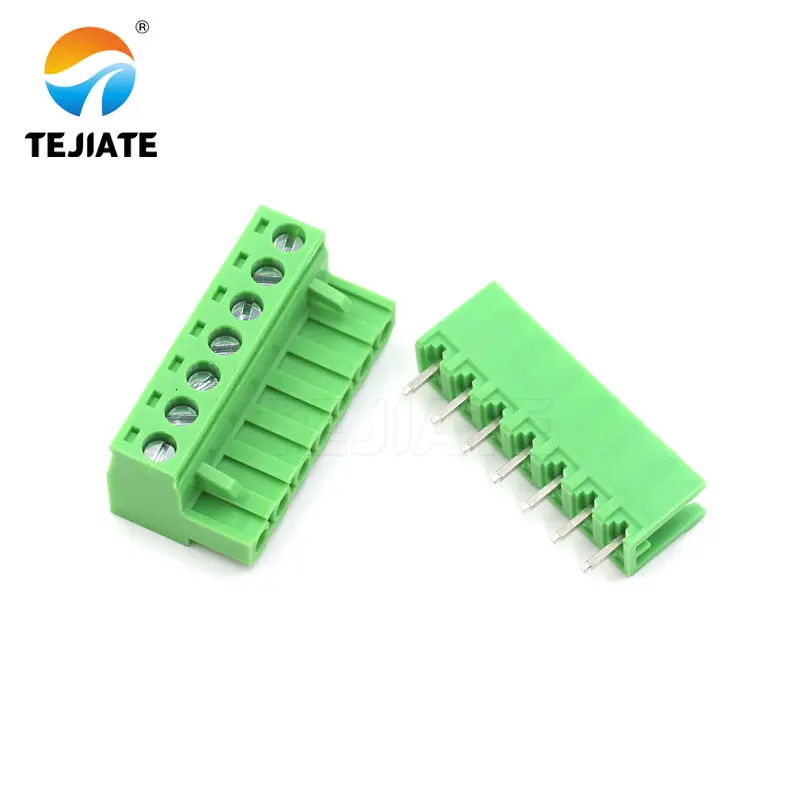 10 пар KF2EDGK 5 08 мм Штекерный разъем PCB коннектор 2/3/4/5/6/7/8/9P Прямой контакт |