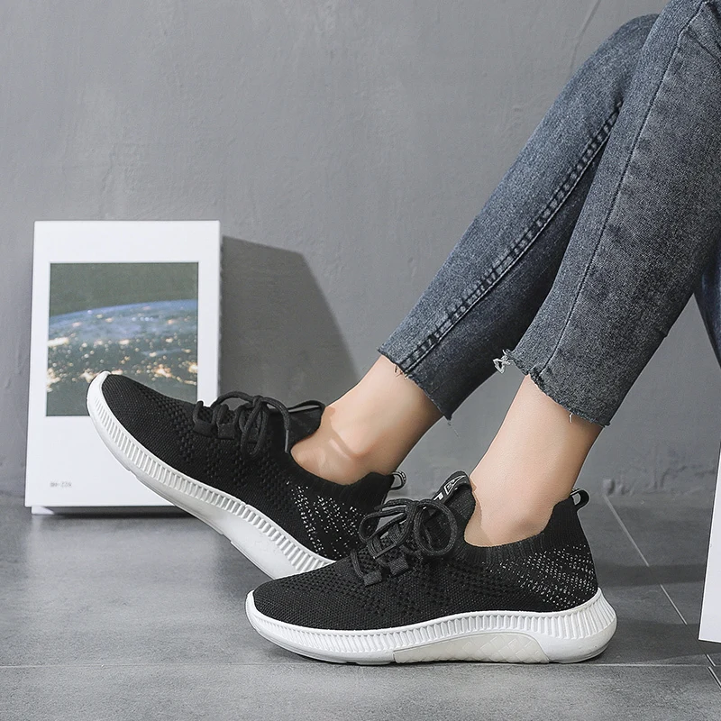 Теннисные туфли женские кроссовки спортивная обувь из дышащей сетки уличная