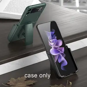 suitable for samsung galaxy z flip 3 case mobile phone case armor f7110 folding protective case body pack creative phone case free global shipping