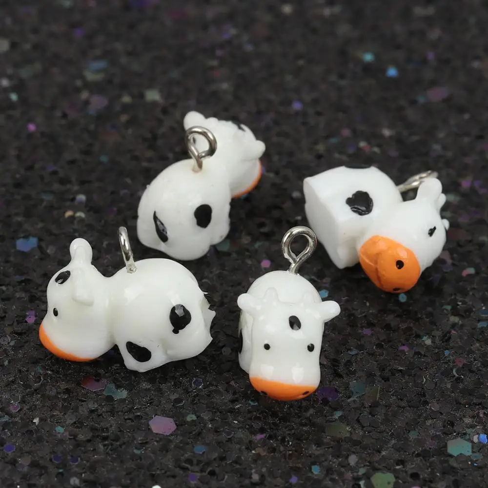 DoreenBeads подвески из полимерной серии животных овцы молоко корова белые 3D