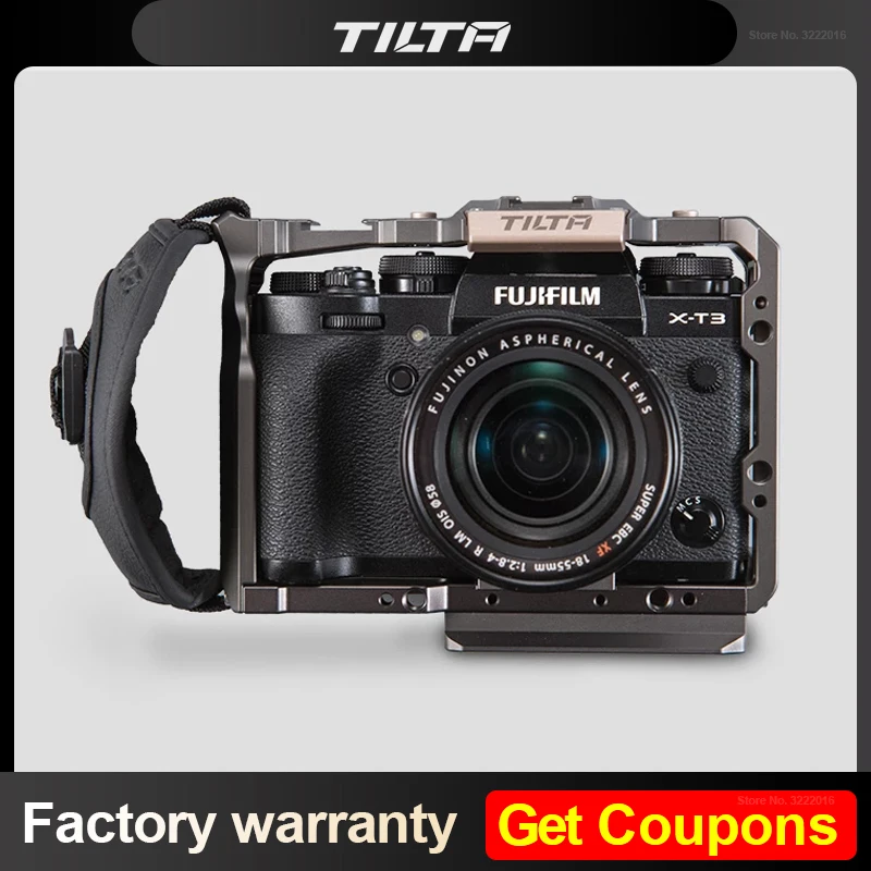 Tilta dslr camera cage full or Fujifilm XT3 X T3 and X-T2 Camera Top Handle Side focus handle ACCESSORIES | Электроника