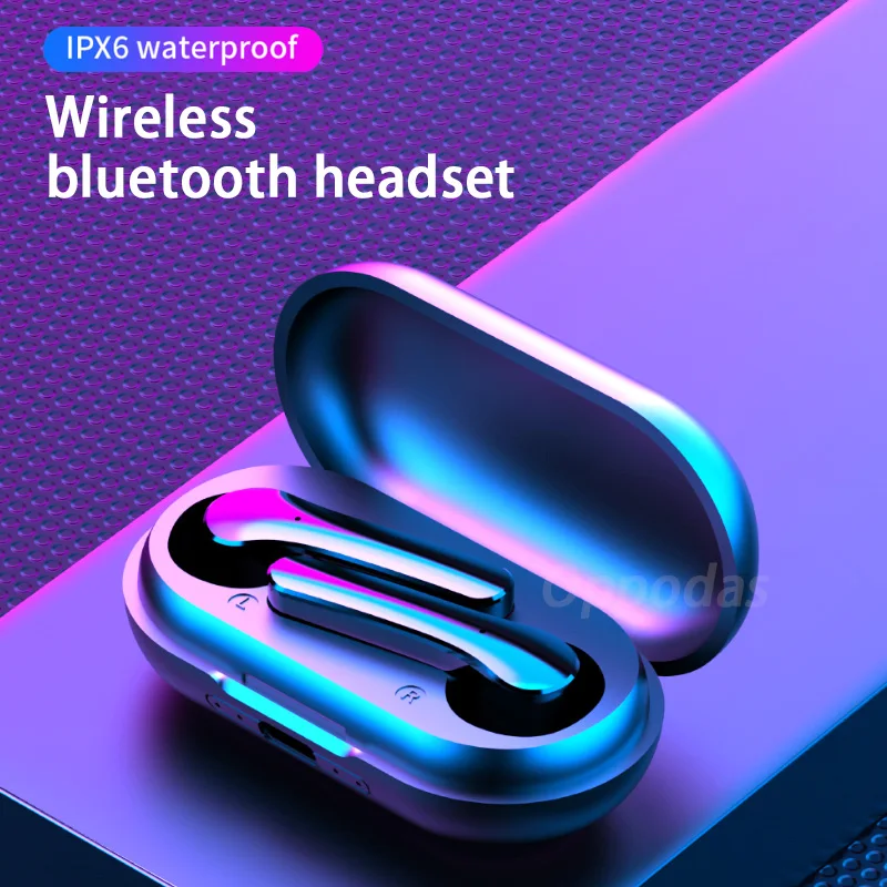 

Y18 TWS Bluetooth Earphones Headset Wireless Headphones 9D Stereo In-Ear Earbuds Wireless Earphones with Mic for Smart Phone