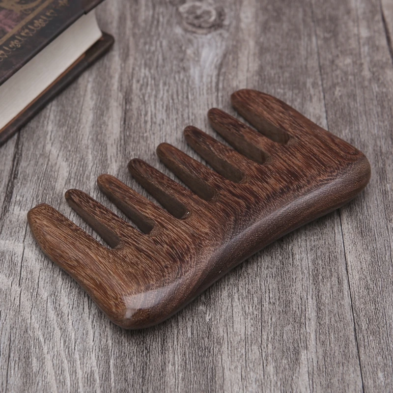 Расческа из натурального дерева деревянная расческа для волос с широкими