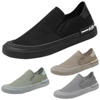 holfredterse fashion summer mens sneakers shoes casual canvas mocassin shoes slip on wide fit shoes blackgreengreybrown ac08