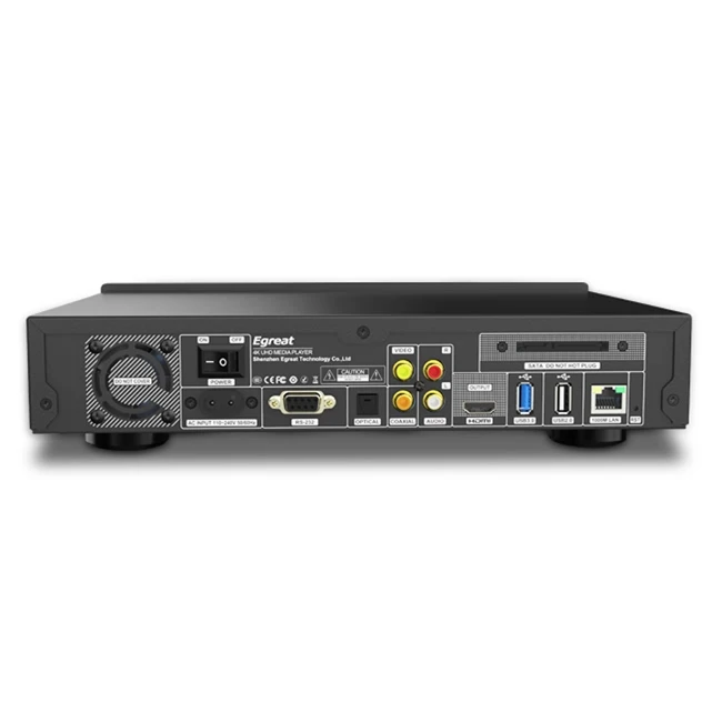 

4K UHD home theater Media Player Egreat A10 Pro blu ray HDD streaming player Browse all video websites