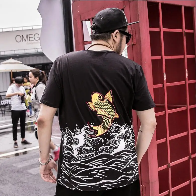 t16101 GXXH, новинка размера плюс, Большой XXXL, XXXXL, 5XL, 6XL, Мужская модная красная футболка с принтом толстяка, футболки с короткими рукавами, повседневная мужская футболка - Цвет: t16101