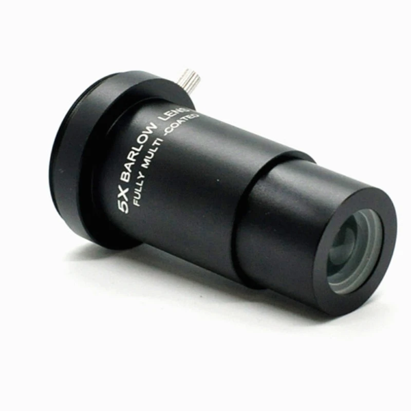 

5X Barlow Lens 1.25" Metal Interface M42 for Monocular Astronomical Telescope