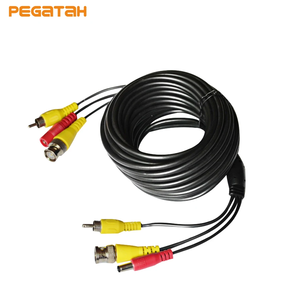 Новая камера видеонаблюдения аудиокабель питания провод для системы DVR|Коробки