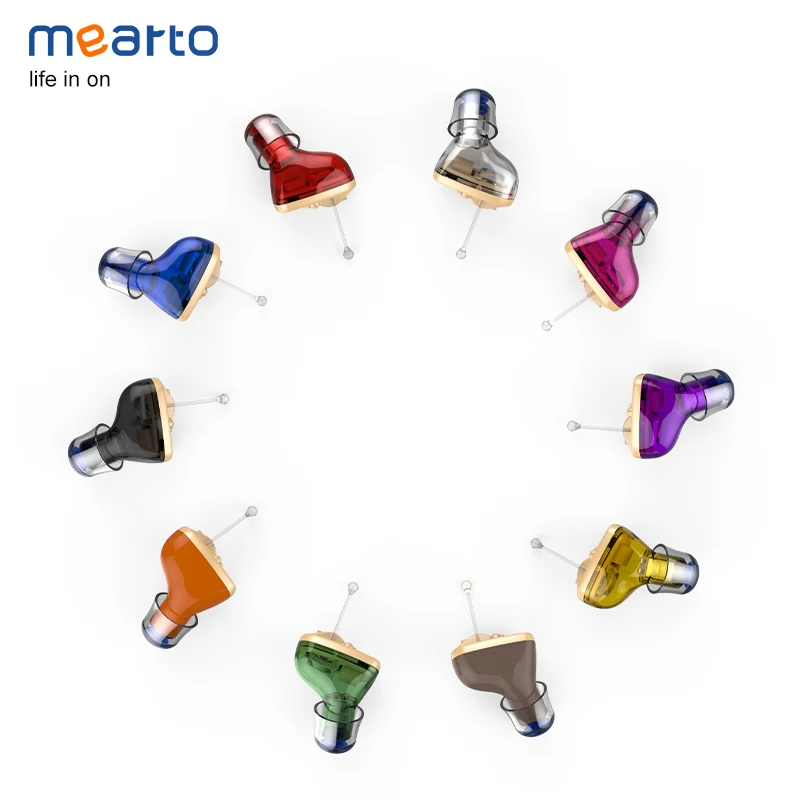 

Mearto Best Hearing Aids Small Inner Ear Invisible Hearing Aid Adjustable Wireless Mini CIC Left/right Ear Best Sound Amplifier