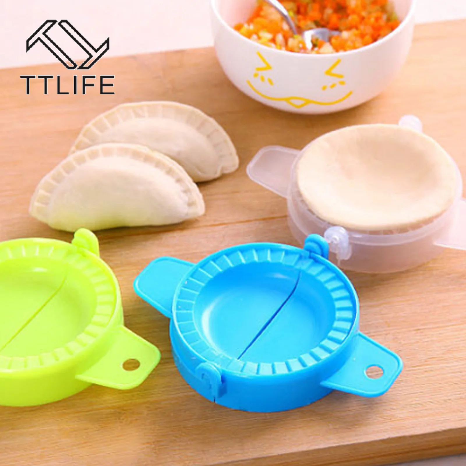 3Pcs Portable Dumpling Maker Device New Kitchen Tools Dumpling Jiaozi Maker Device Easy DIY Dumpling Mold Kitchen Appliances
