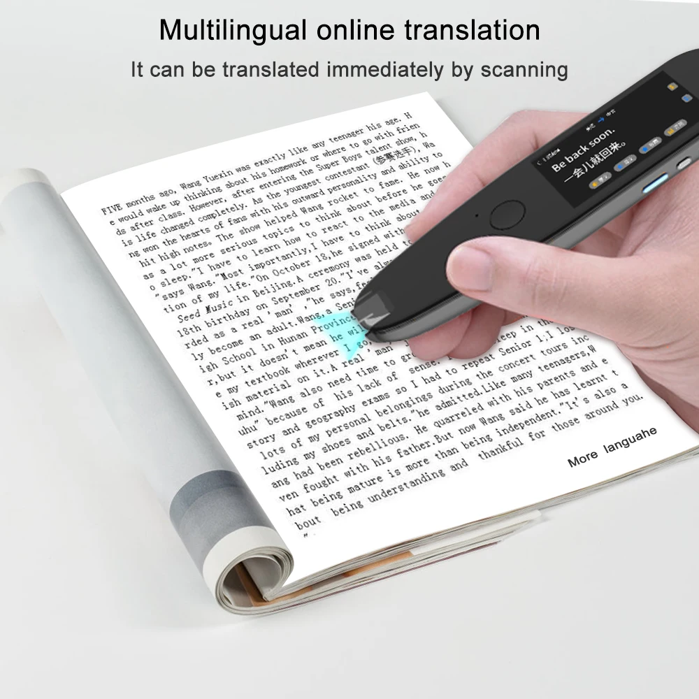 Портативный Умный сканер ручка для переводов электронный словарь мгновенный