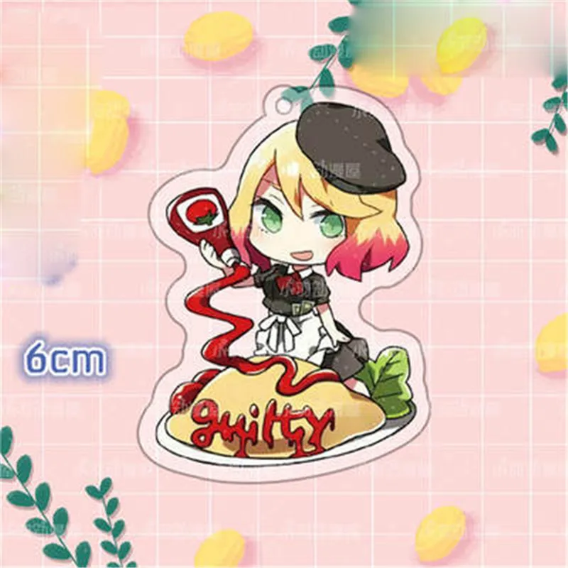 Аниме мультфильм ангелы смерти Рейчел Исаак акриловый кулон брелок Хэллоуин