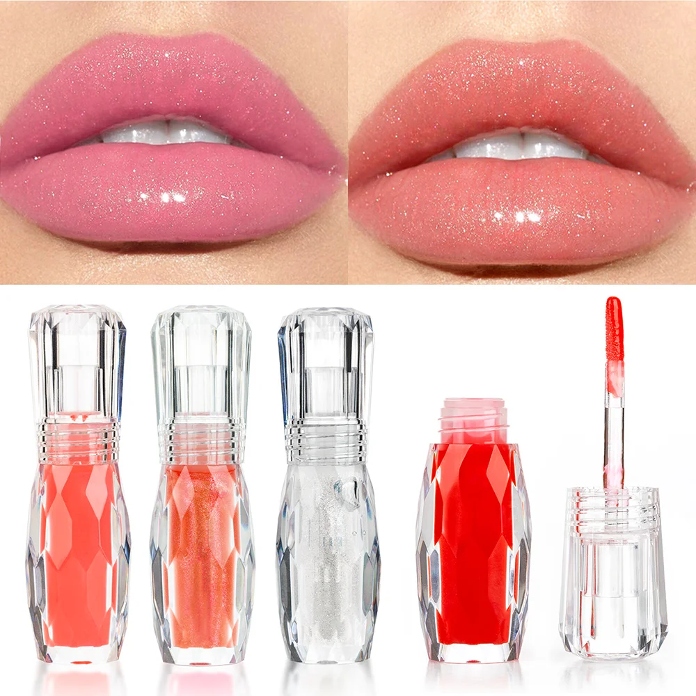 Хрустальный блеск для губ натуральный желеобразный цвет увлажняющий стойкий