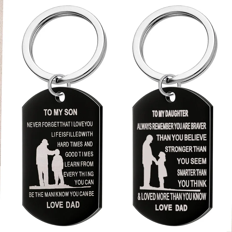 Лидер продаж ожерелье с биркой из нержавеющей стали подвеска надписью Мой сын