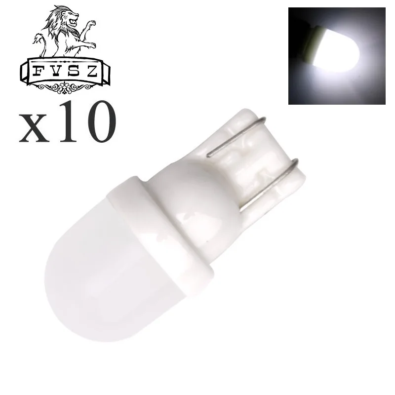 

10pcs T10 LED W5W 5630 192 168 Car Instrument Bulb High Quality Steering Side Logo Light Wedge Parking Replacement Of Auto Parts