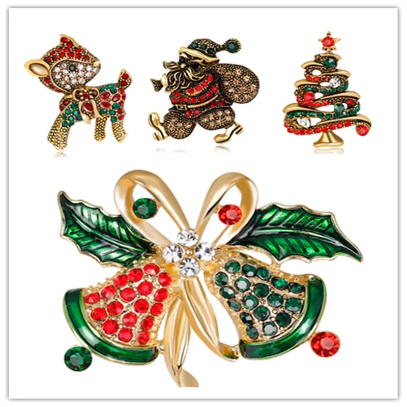 HOSENG Рождественский венок мультфильм колокольчики с фигуркой лося внутри