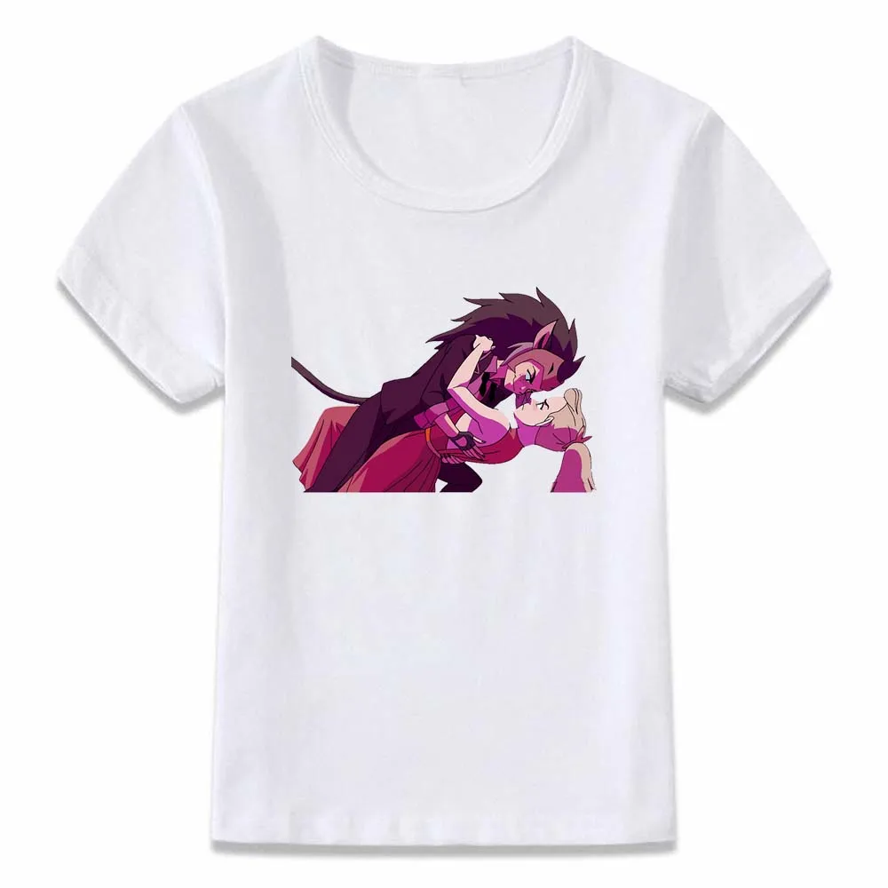 Детская одежда футболка Hey Adora Catra and She Ra принцы могущества для мальчиков и девочек