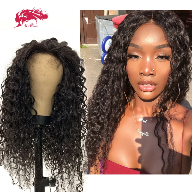 

Virgin Water Wave Lace Closure Wig 4x4/13x4/13x6 Lace Frontal Wig 180% Density With Pre Plucked Hairline Human Hair Wigs