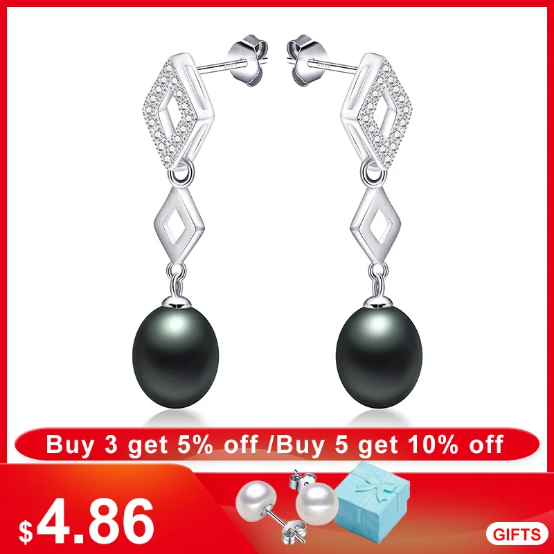 Элегантные женские длинные серьги из стерлингового серебра 925 пробы модные AAAA с