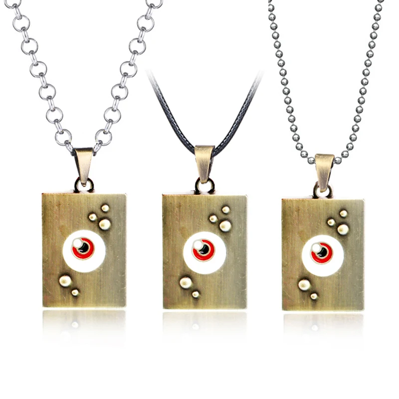 Ожерелье охотника х из аниме Курапика глаза с логотипом чокер ожерелье подвеска