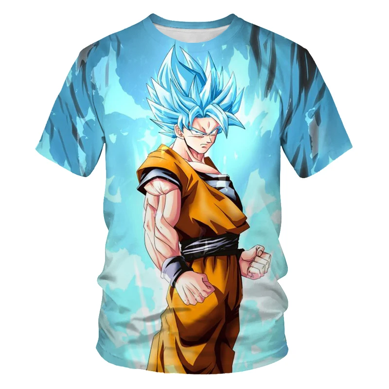 

Anime movie hip-hop characters 3D printing O-neck men's shirt for men trend new casual parent-child children full-size T-shirt