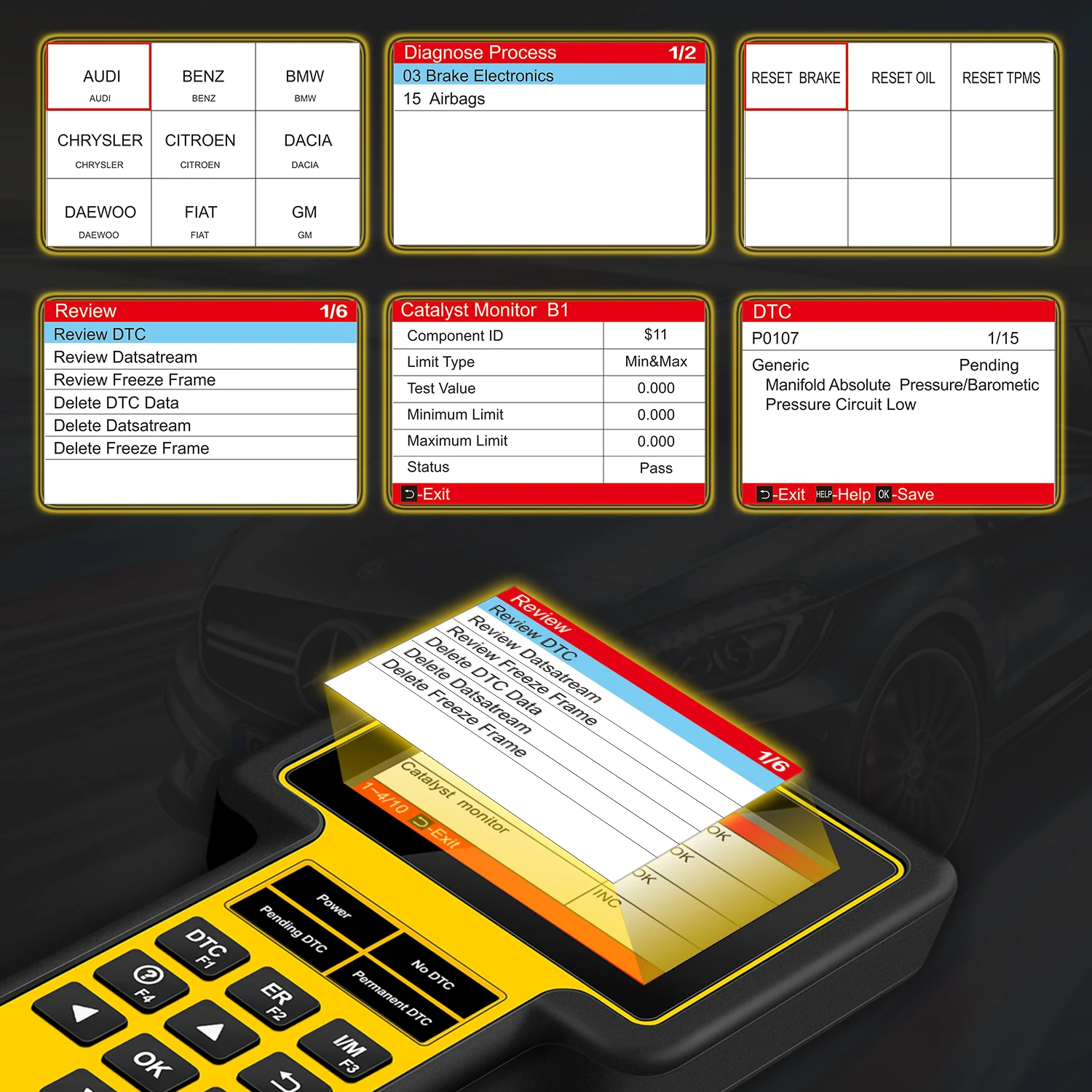 Thinkcar Thinkscan 600 OBD2 сканер ABS/SRS TS600 масло/TPMS/EPB сброс ThinkScan 601 автомобильный