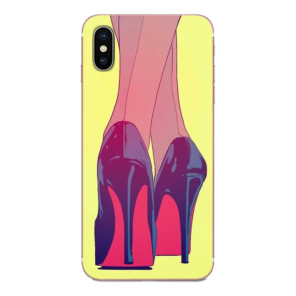 Sexy Gorgeous High Heel Shoes Soft TPU Mobile Phone For Galaxy J1 J2 J3 J330 J4 J5 J6 J7 J730 J8 2015 2016 2017 2018 mini Pro | Мобильные