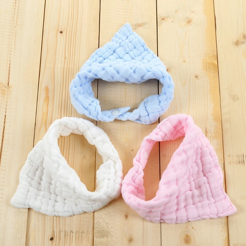 

Baby Boy Girls Kids Bibs Cotton Blend Gauze Saliva Towel Bibs Feeding Bandana