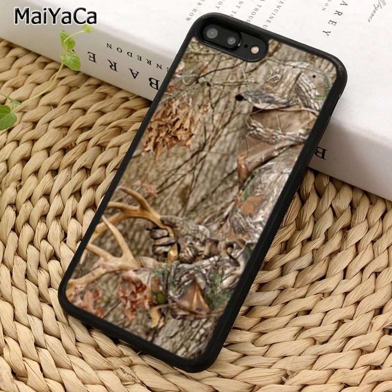 MaiYaCa крутой камуфляжный чехол для телефона с оленем и рогами iPhone X XR XS 11 12 Pro MAX 5 6 7 8