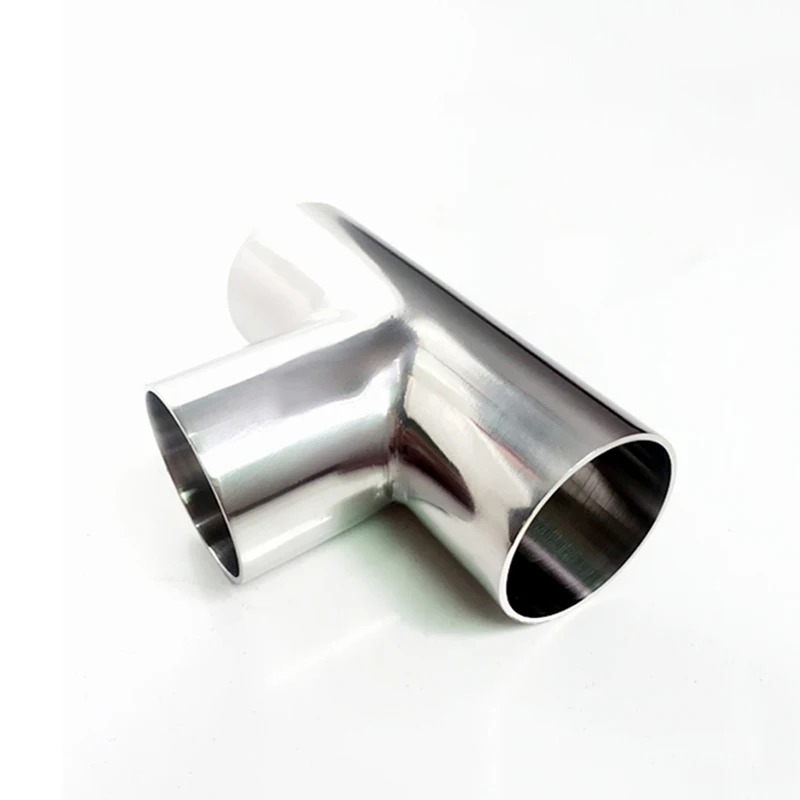 89 мм OD 304 из нержавеющей стали санитарный сварной тройник соединитель трубы