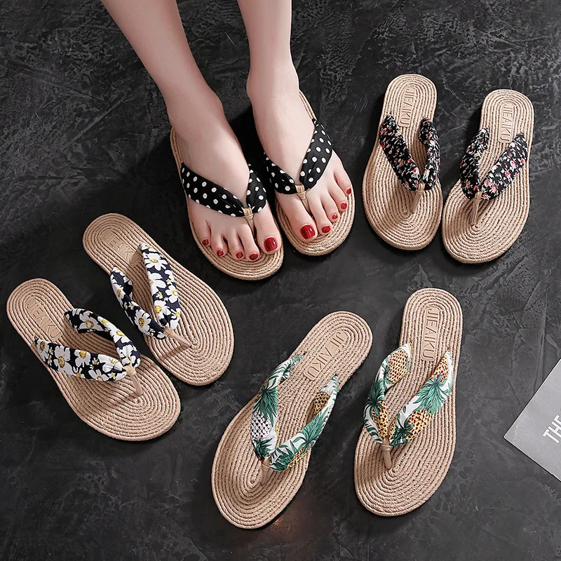 

Summer Shoes for Women Hawaiian Sandal Non-slip Platform Flip-flops Slippers Comfortable Woman Sandals Flat Fashion Beach Shoes