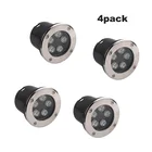 Водонепроницаемый светодиодный подземный светильник, 1 Вт, 3 Вт, 5 Вт, 10 Вт, 12 В постоянного тока, напольный светильник для садовых дорожек, 220 В, уличный светильник для двора, ландшафта