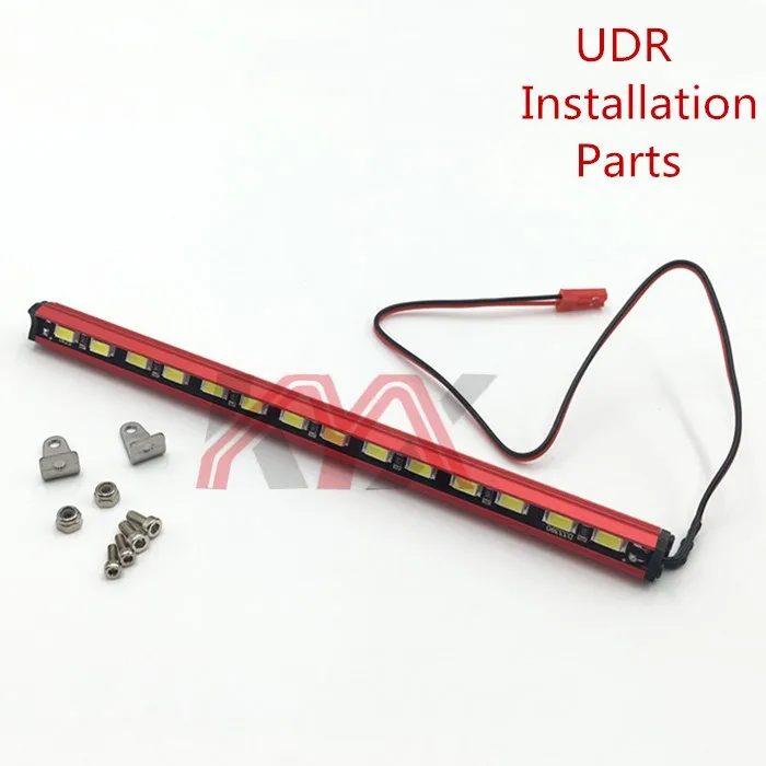 KYX Racing Metal 14 светодиодный светильник 158 мм для крыши 1/7 UDR 1/10 Traxxas TRX4 TRX-4 Axial SCX10 II Wrangler Body 7,2-12 V Red