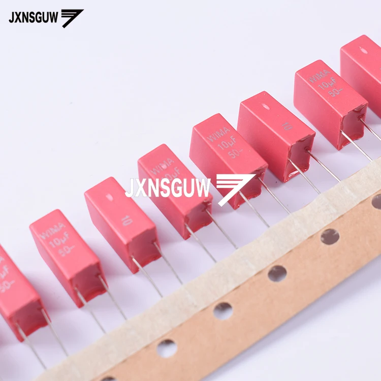10pcs WIMA red mks2 5mm 1UF 1.5UF 2.2UF 3.3UF 4.7UF 6.8UF 10UF 50V 63V 100V 105 155 225 335 475 685 106 Germany | Электронные