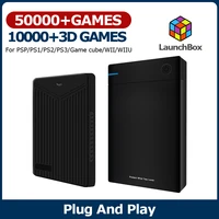 launchbox game hard drive disk plu play built in 50000games for sega saturnpspps1ps2ps3wiiuwiin64 for win7win8win10