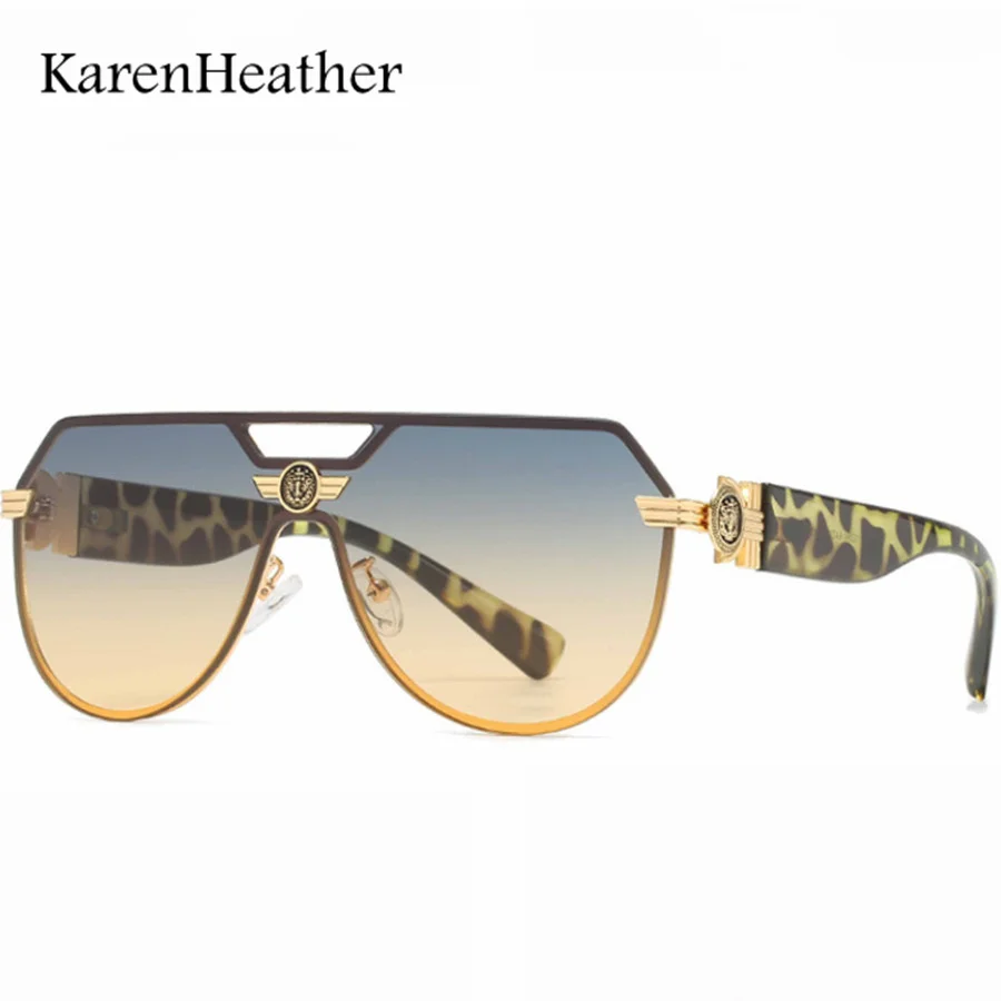 

Retro Square Sunglasses For Women Men Vintage Oversized Frame Fashion Luxury Designer Sun Glasses UV400 Eyewear