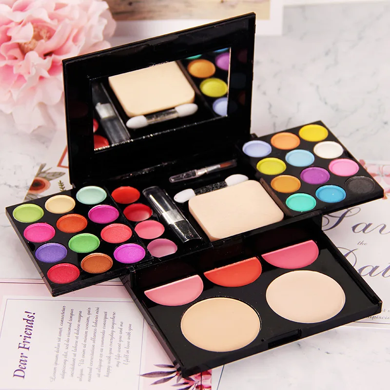 

Long Lasting Waterproof Shimmer Makeup Kit Glitter Matte Soft Eyeshadow Palette Set Women Makeup 24 Colors Multifunction