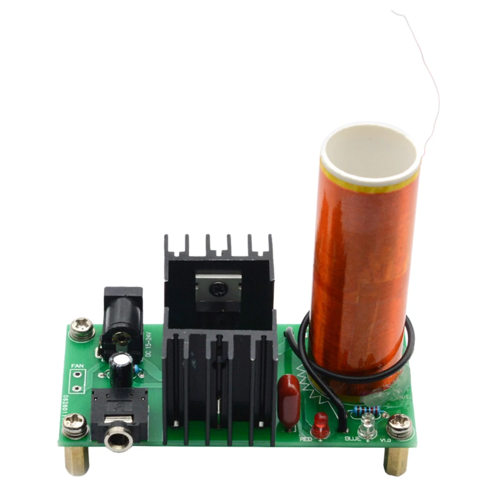 DIY Speaker Plasma Toy Model Transmission Science Wireless Assembled Music Coil Set Mini Electronic Finished Educational Play |