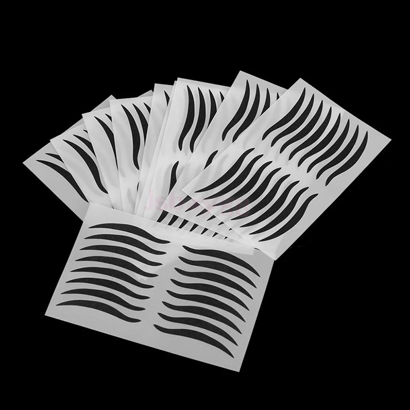 Кошка наклейка для глаз черная лента подводки временная двойная самоклеящаяся